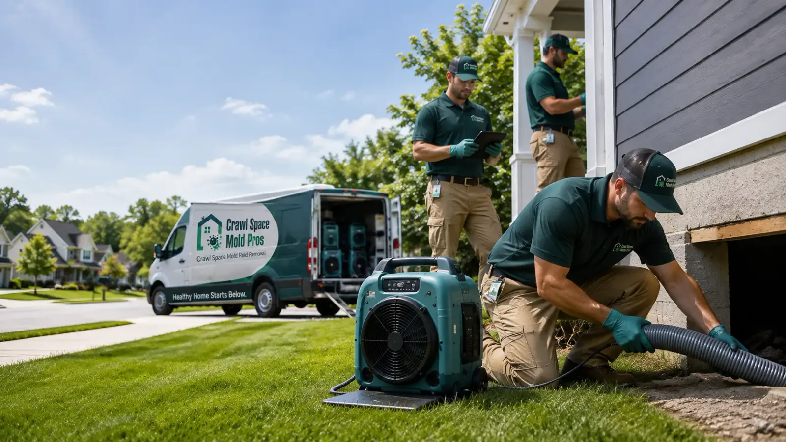 Crawl Space Mold Removal in Salem, NJ